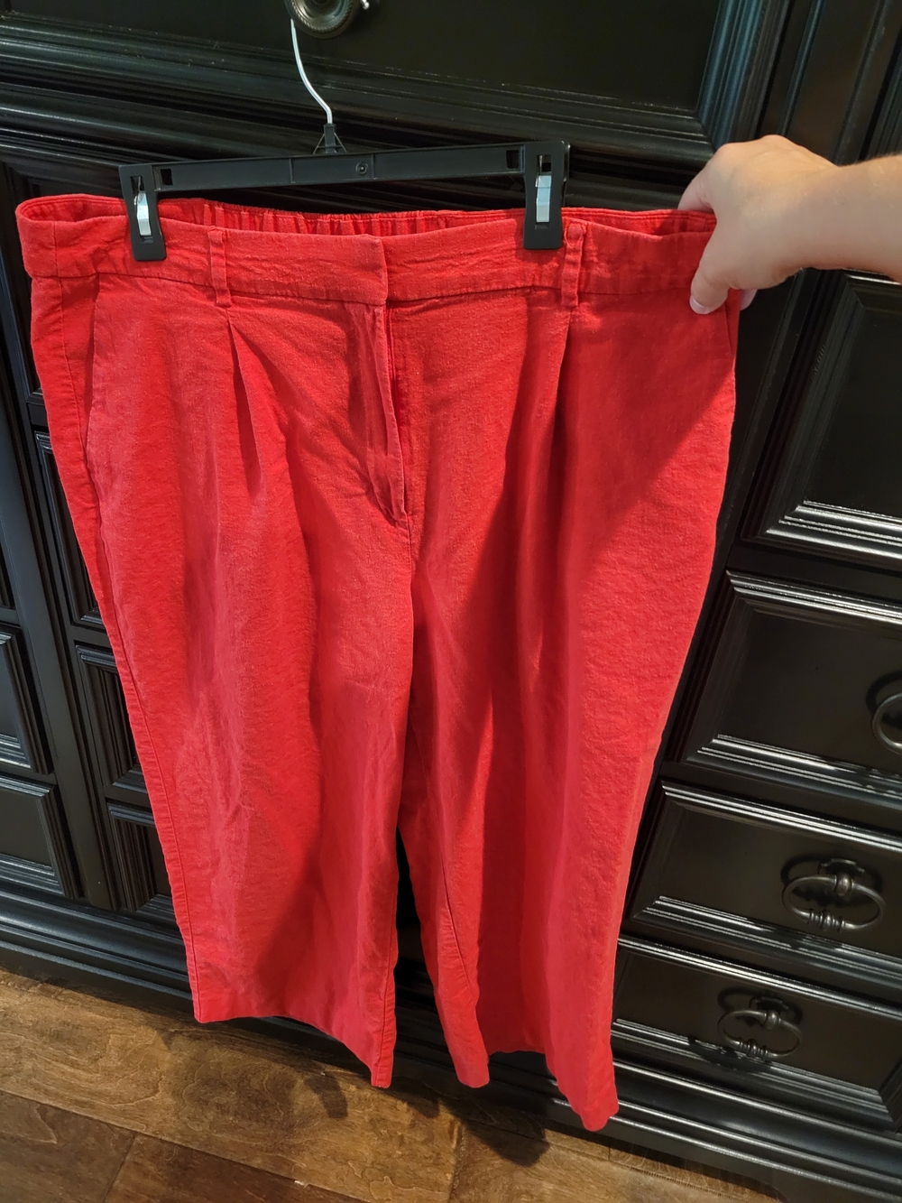 Old Navy Red Taylor Wide-Leg Trousers